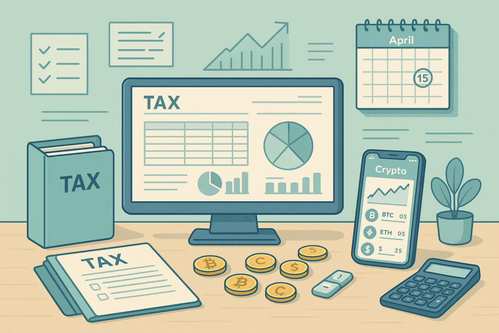 Manter-se organizado com as ferramentas certas facilita o controle fiscal e reduz o estresse na hora de declarar seus investimentos em criptomoedas.
