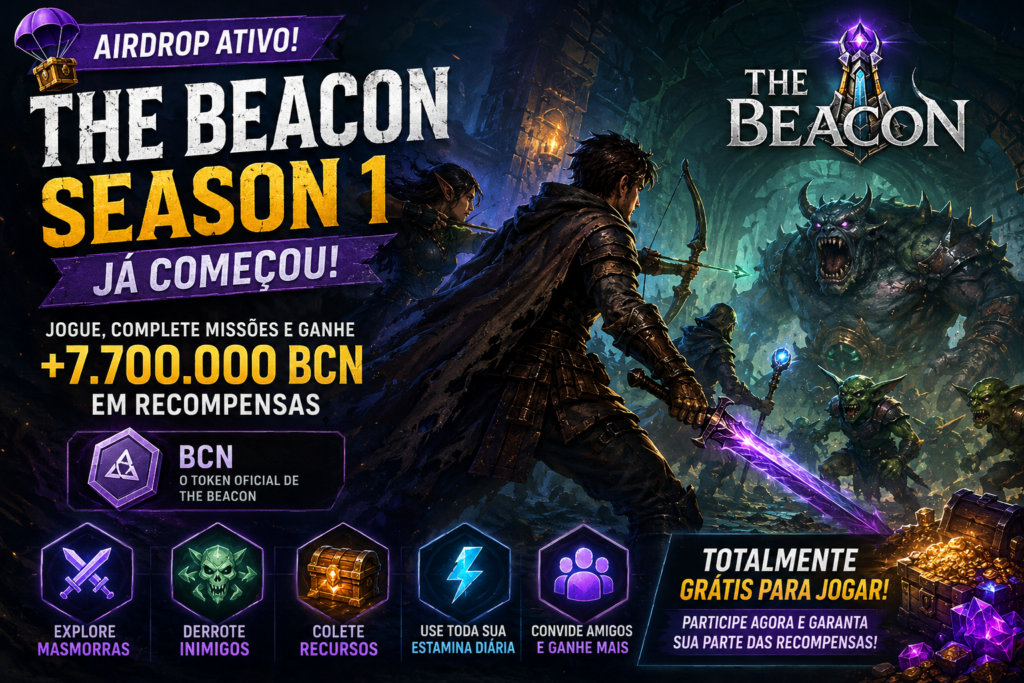 THE BEACON AIRDROP: 7,7 MILHÕES EM BCN