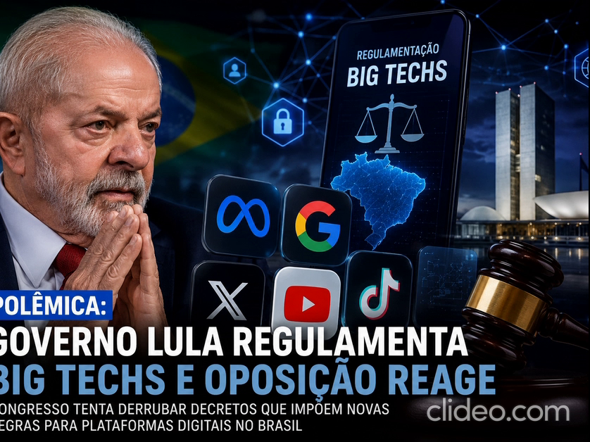 Oposição reage e tenta barrar novas regras de Lula para Big Techs no Brasil