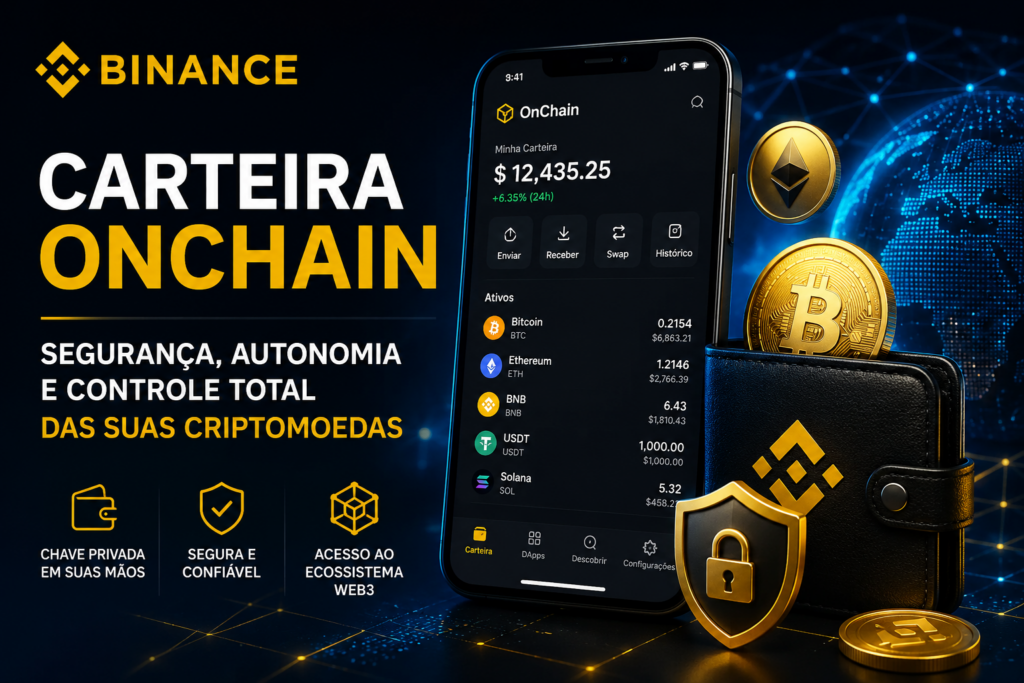 Carteira OnChain: Entenda como funciona a carteira descentralizada oficialmente integrada ao ecossistema Binance