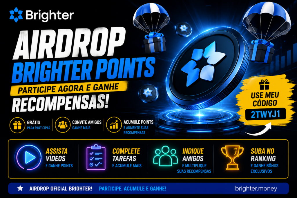 Brighter Points Airdrop: Como Participar e Ganhar Pontos Gratuitamente