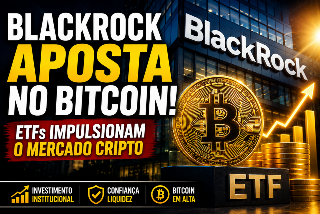 BlackRock amplia investimentos em Bitcoin e fortalece ETFs de criptomoedas