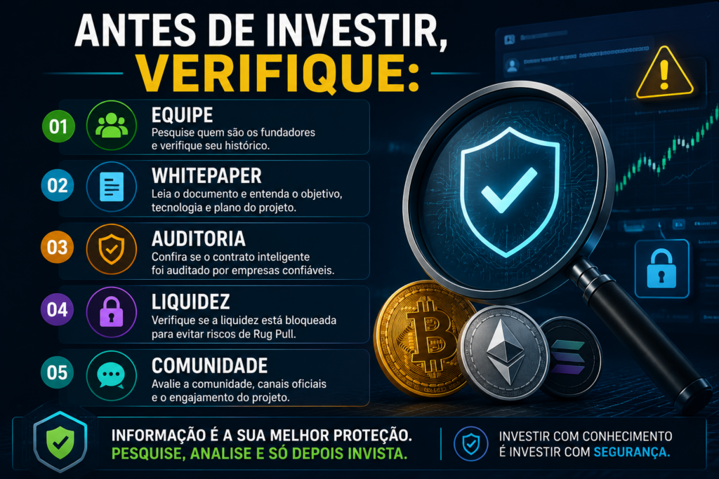 ANTES DE INVESTIR, VERIFIQUE: