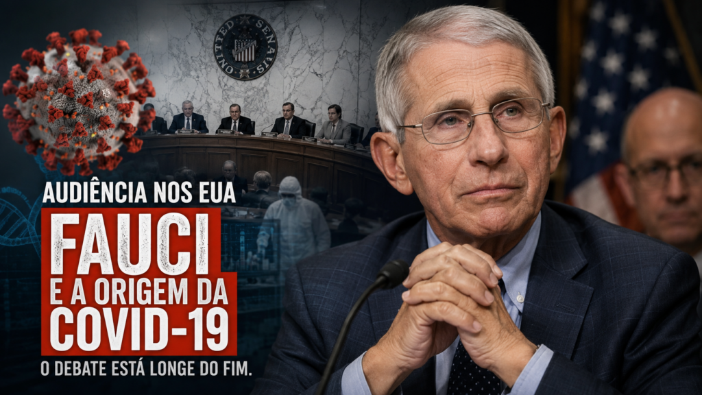 Anthony Fauci volta ao centro da polêmica: audiência nos EUA reacende debate sobre a origem da Covid-19